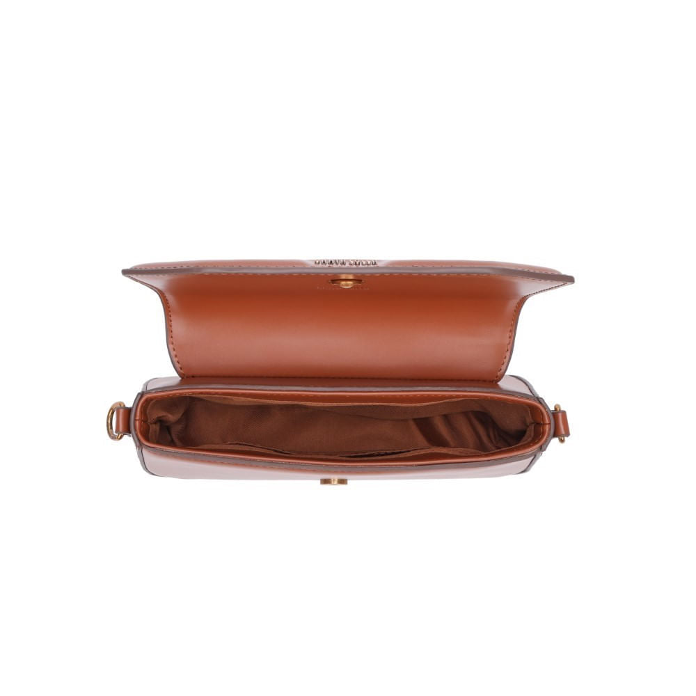 Bolsa Transversal Santa Lolla Marrom Alça Dupla