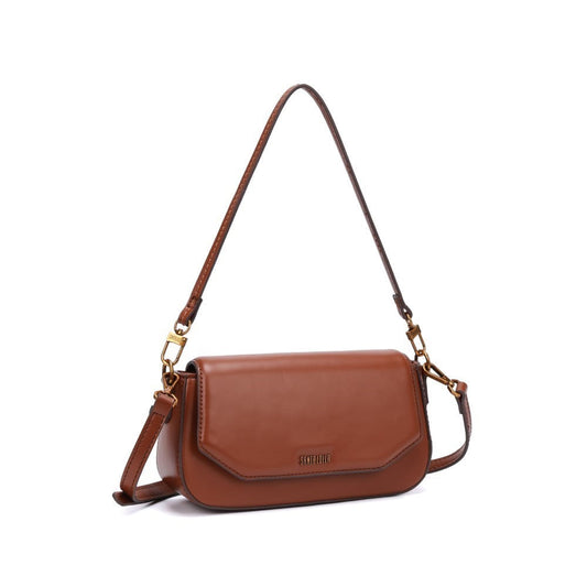 Bolsa Transversal Santa Lolla Marrom Alça Dupla