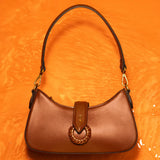 Bolsa Transversal Santa Lolla Marrom Alça Dupla