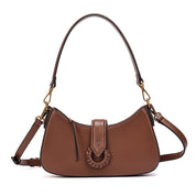 Bolsa Transversal Santa Lolla Marrom Alça Dupla