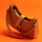Bolsa Transversal Santa Lolla Marrom Alça Dupla