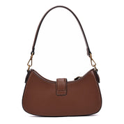 Bolsa Transversal Santa Lolla Marrom Alça Dupla