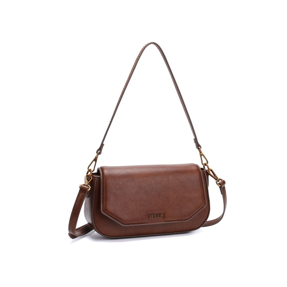 Bolsa Transversal Santa Lolla Marrom Baguete