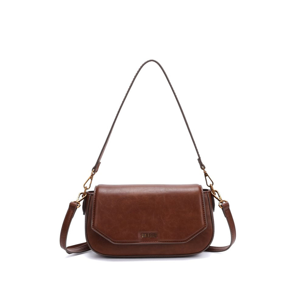 Bolsa Transversal Santa Lolla Marrom Baguete