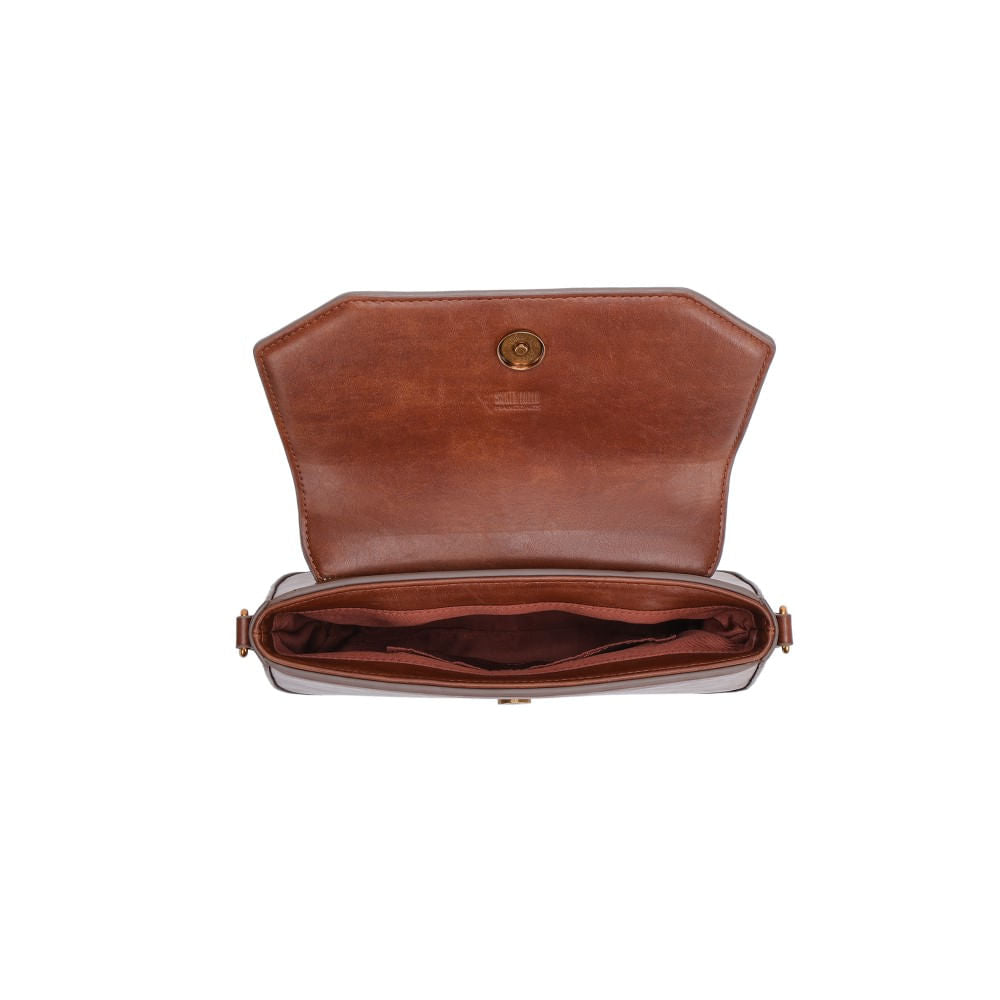 Bolsa Transversal Santa Lolla Marrom Baguete