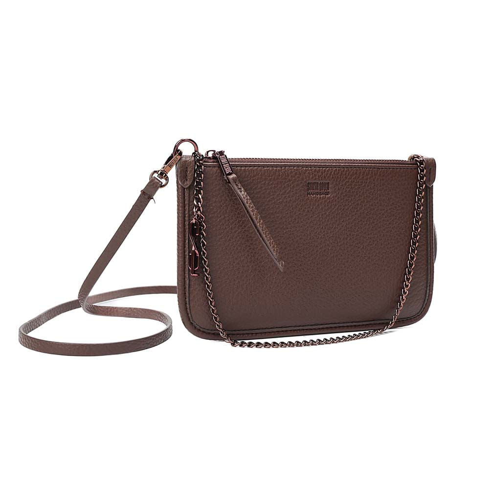 Bolsa Transversal Santa Lolla Marrom Corrente Grafite