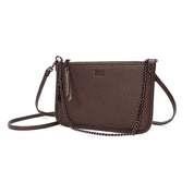 Bolsa Transversal Santa Lolla Marrom Corrente Grafite