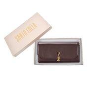 Bolsa Transversal Santa Lolla Marrom Logo SL