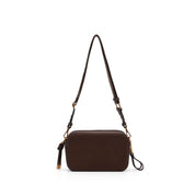 Bolsa Transversal Santa Lolla Marrom Nobuck Média