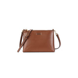 Bolsa Transversal Santa Lolla Marrom Zíper