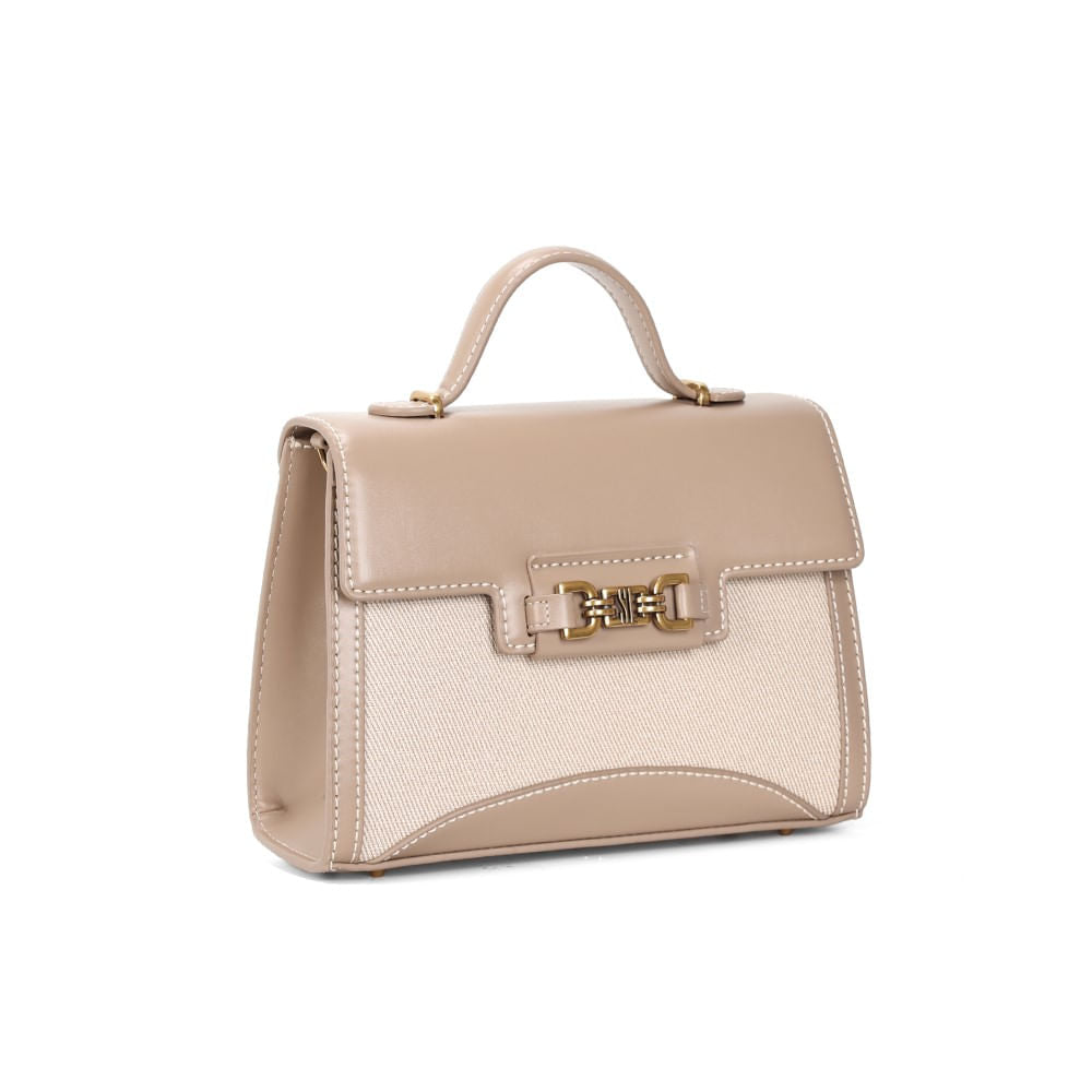 Bolsa Transversal Santa Lolla Nude Canvas Aba