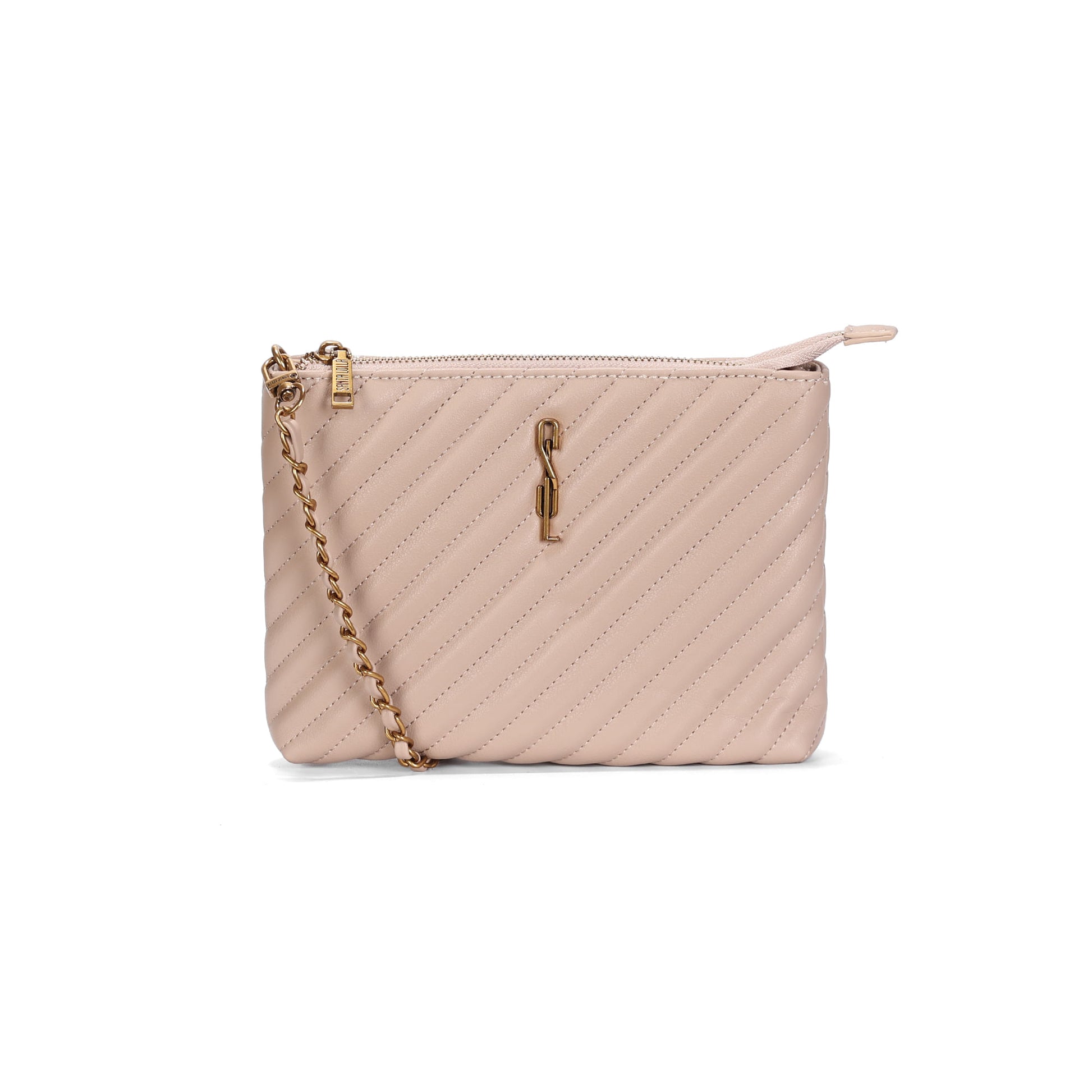 Bolsa Transversal Santa Lolla Nude Matelassê