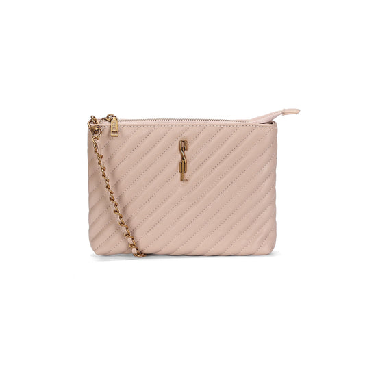 Bolsa Transversal Santa Lolla Nude Matelassê