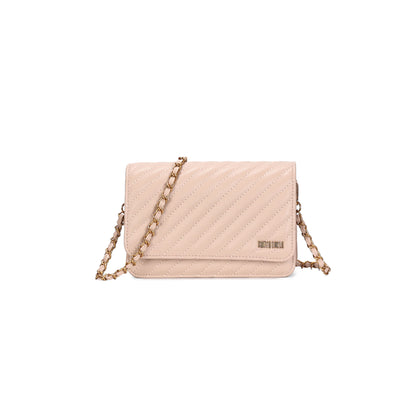 Bolsa Transversal Santa Lolla Nude Matelassê Corrente