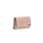 Bolsa Transversal Santa Lolla Nude Matelassê Corrente