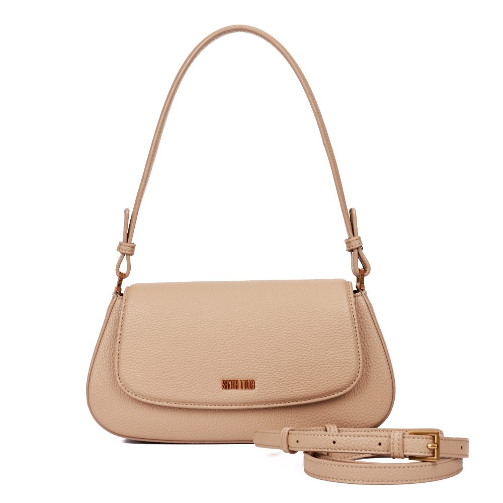Bolsa Transversal Santa Lolla Nude Textura Floater