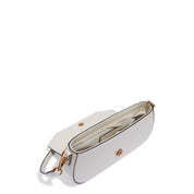 Bolsa Transversal Santa Lolla Off White Aba Dourada