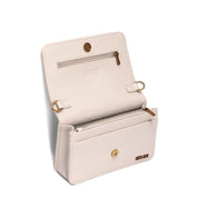 Bolsa Transversal Santa Lolla Off White Alça Corrente