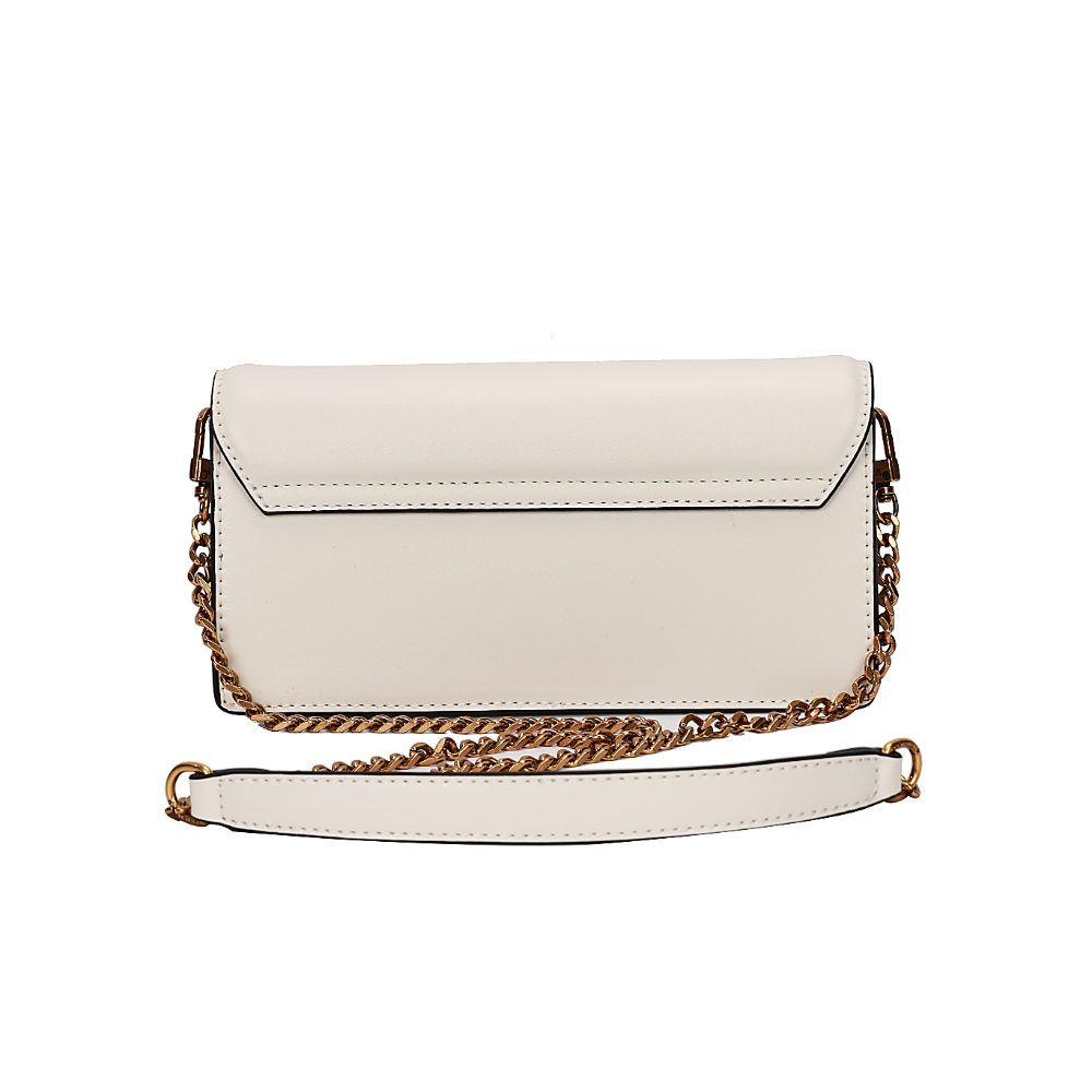 Bolsa Transversal Santa Lolla Off White Alça Corrente