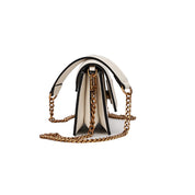 Bolsa Transversal Santa Lolla Off White Alça Corrente