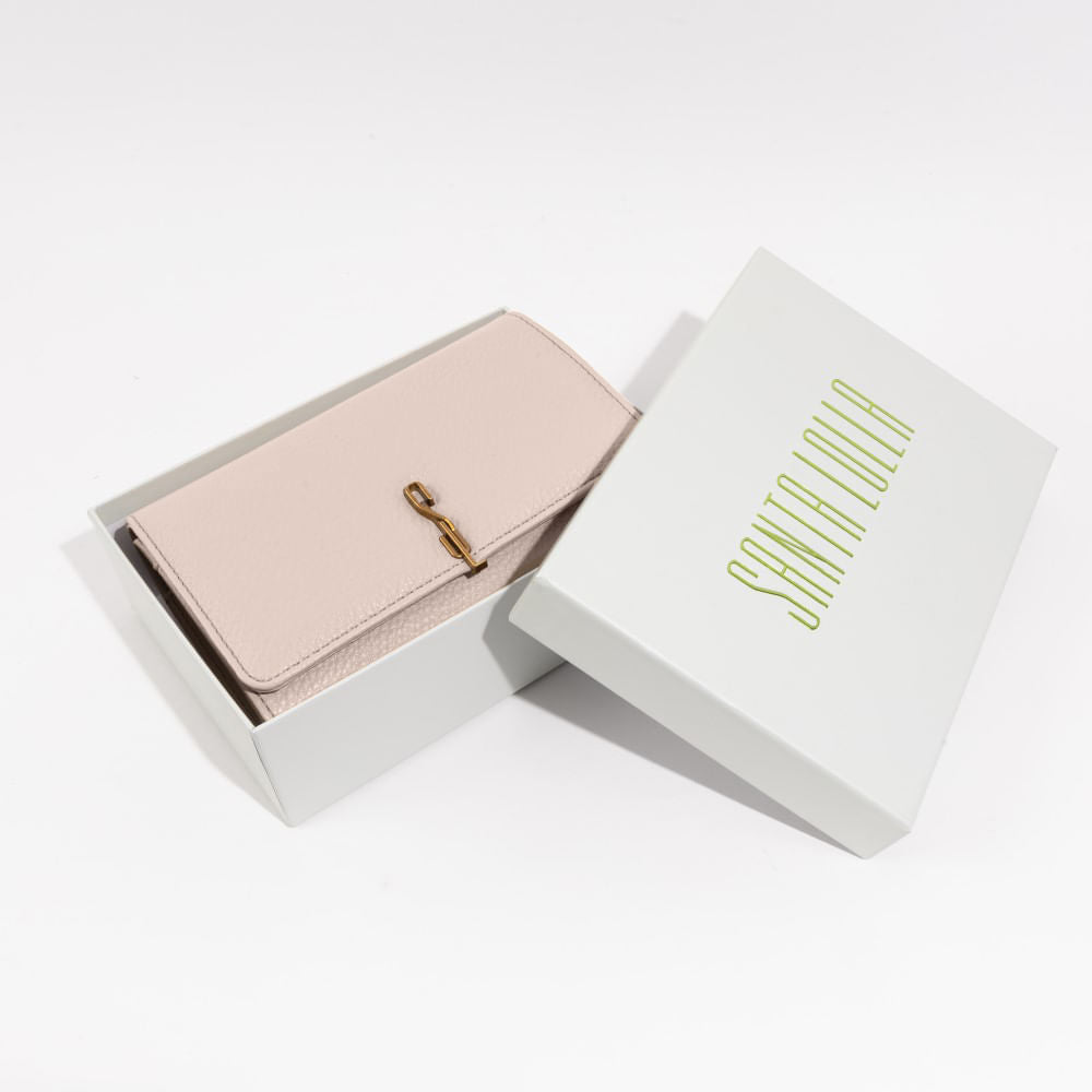 Bolsa Transversal Santa Lolla Off White Alça Corrente