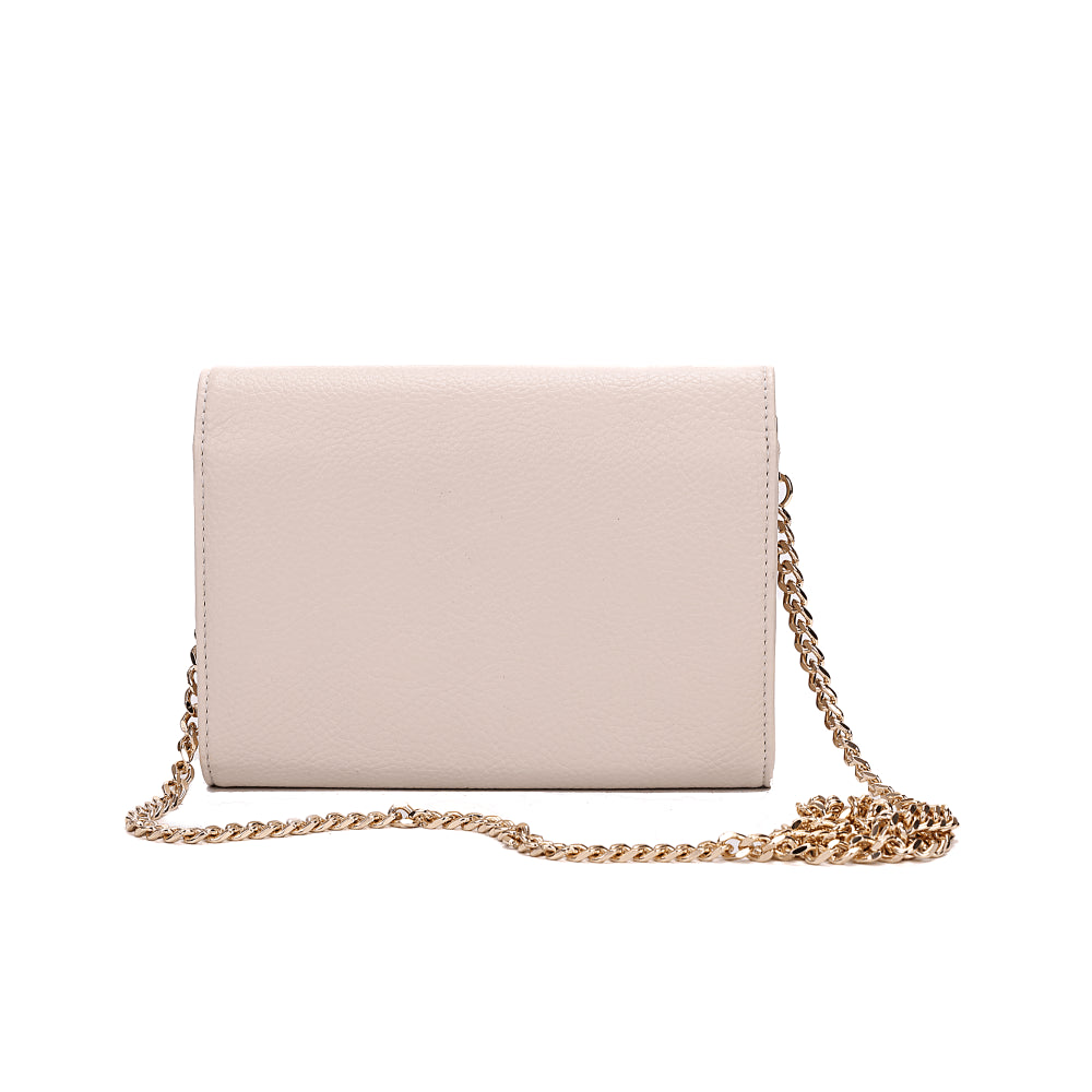 Bolsa Transversal Santa Lolla Off White Alça Corrente