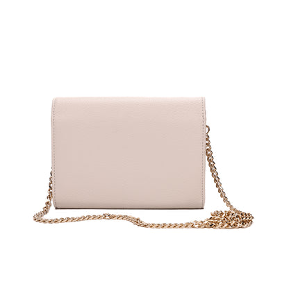 Bolsa Transversal Santa Lolla Off White Alça Corrente