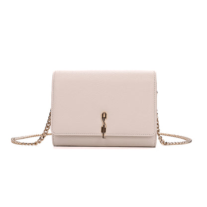 Bolsa Transversal Santa Lolla Off White Alça Corrente