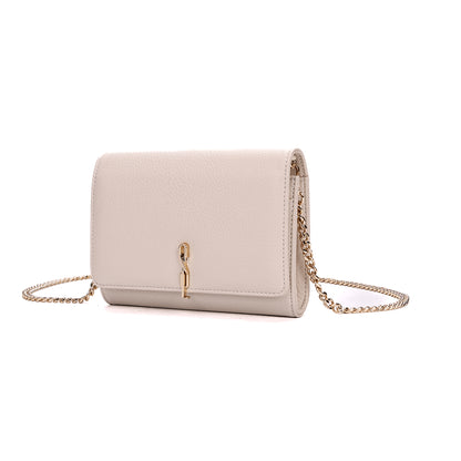 Bolsa Transversal Santa Lolla Off White Alça Corrente