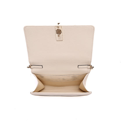 Bolsa Transversal Santa Lolla Off White Alça Corrente