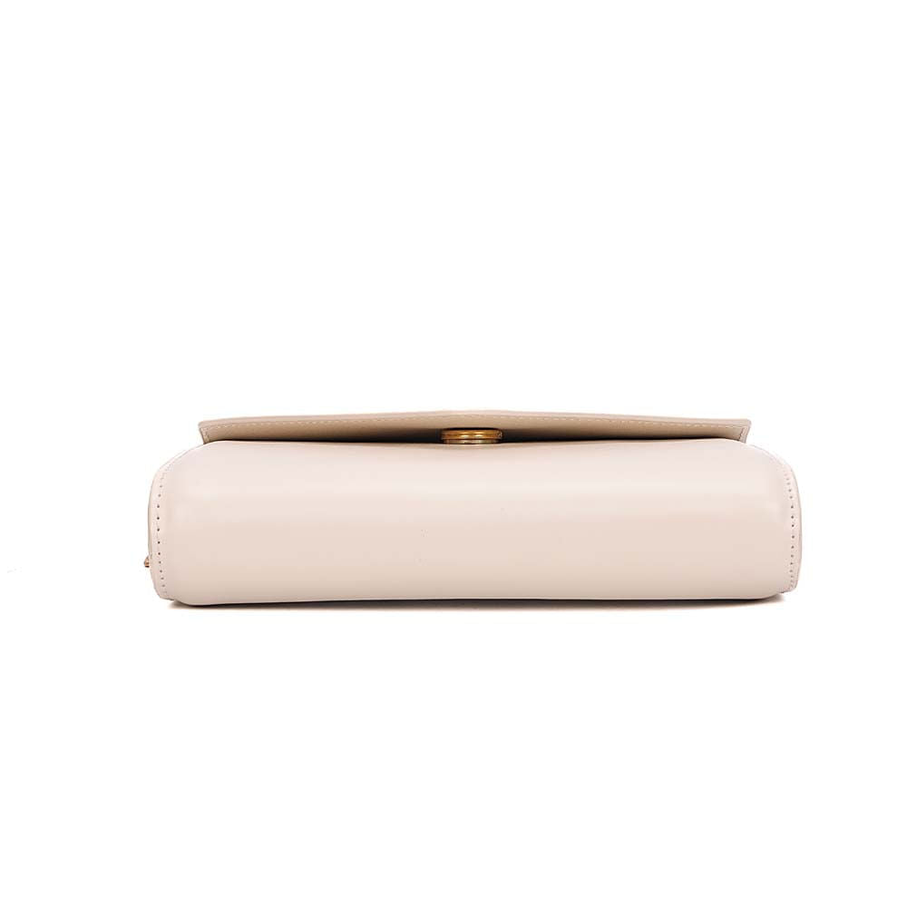 Bolsa Transversal Santa Lolla Off White Alça Corrente