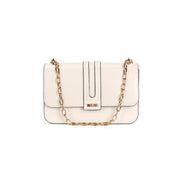 Bolsa Transversal Santa Lolla Off White Alça Correntes