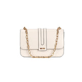 Bolsa Transversal Santa Lolla Off White Alça Correntes