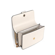 Bolsa Transversal Santa Lolla Off White Alça Correntes
