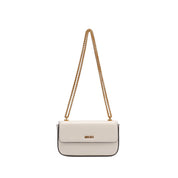 Bolsa Transversal Santa Lolla Off White Alça Correntes