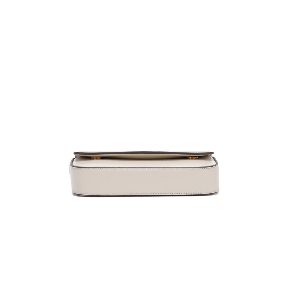Bolsa Transversal Santa Lolla Off White Alça Correntes