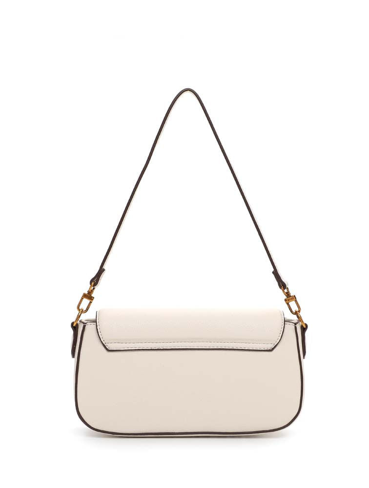 Bolsa Transversal Santa Lolla Off White Contorno Marrom