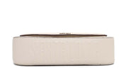 Bolsa Transversal Santa Lolla Off White Contorno Marrom
