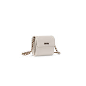 Bolsa Transversal Santa Lolla Off White Corrente Dourada