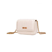 Bolsa Transversal Santa Lolla Off White Croco Corrente