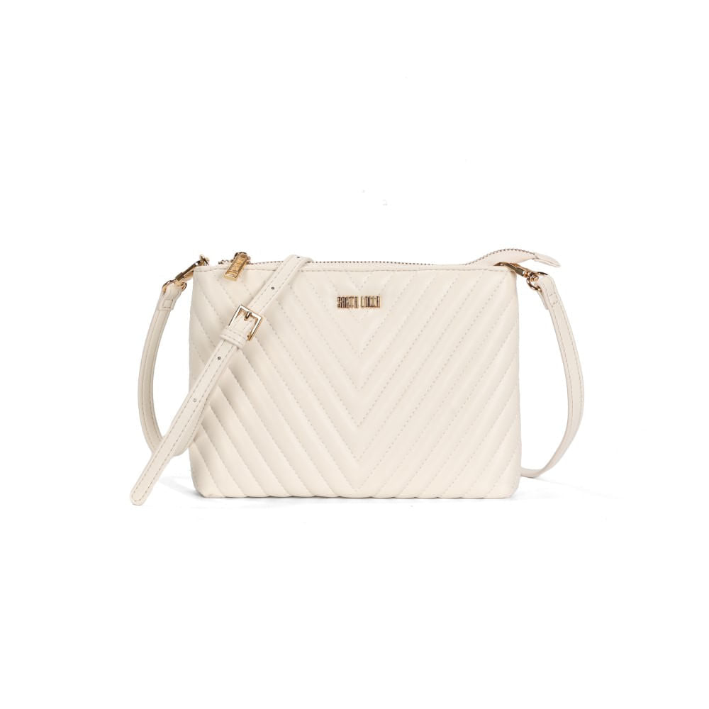 Bolsa Transversal Santa Lolla Off White Matelassê