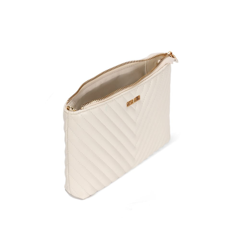 Bolsa Transversal Santa Lolla Off White Matelassê
