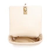 Bolsa Transversal Santa Lolla Off White Matelassê