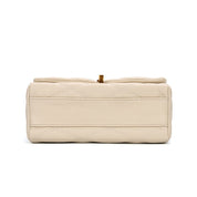 Bolsa Transversal Santa Lolla Off White Matelassê