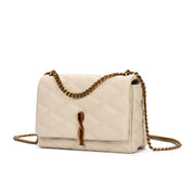 Bolsa Transversal Santa Lolla Off White Matelassê