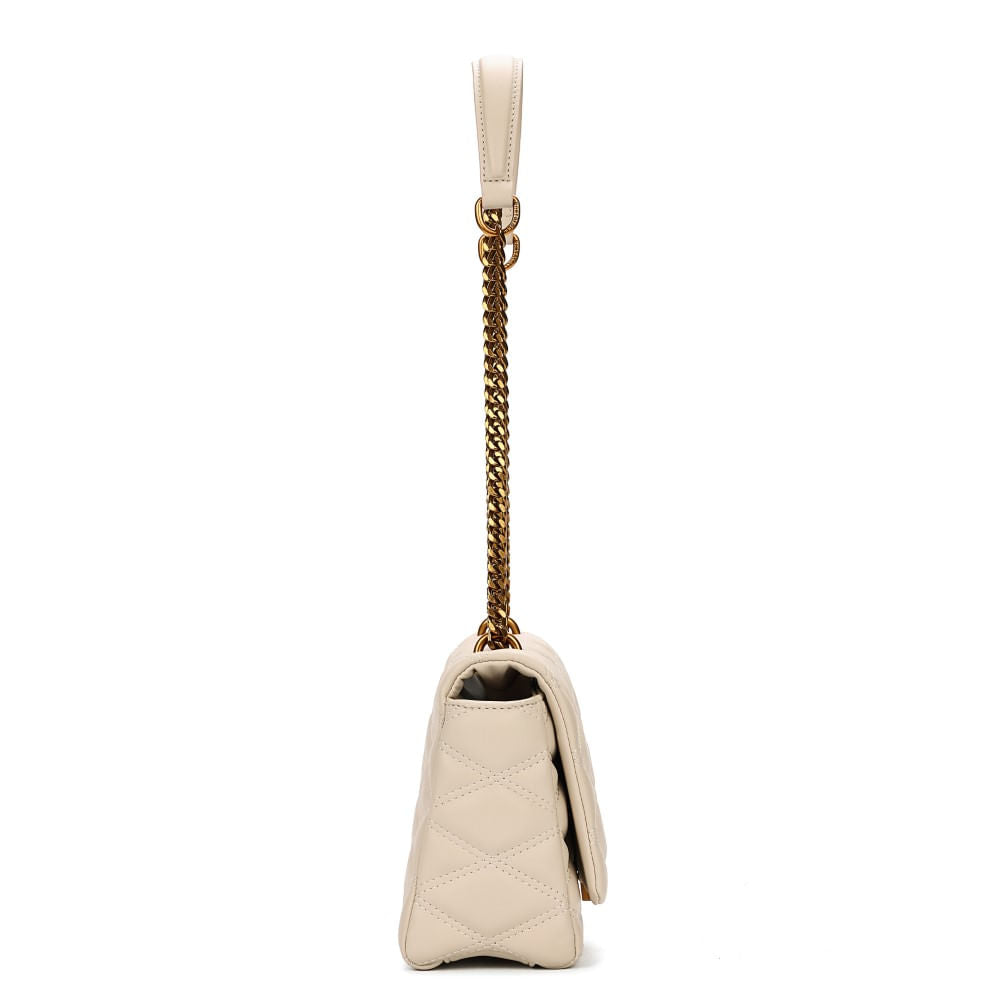Bolsa Transversal Santa Lolla Off White Matelassê