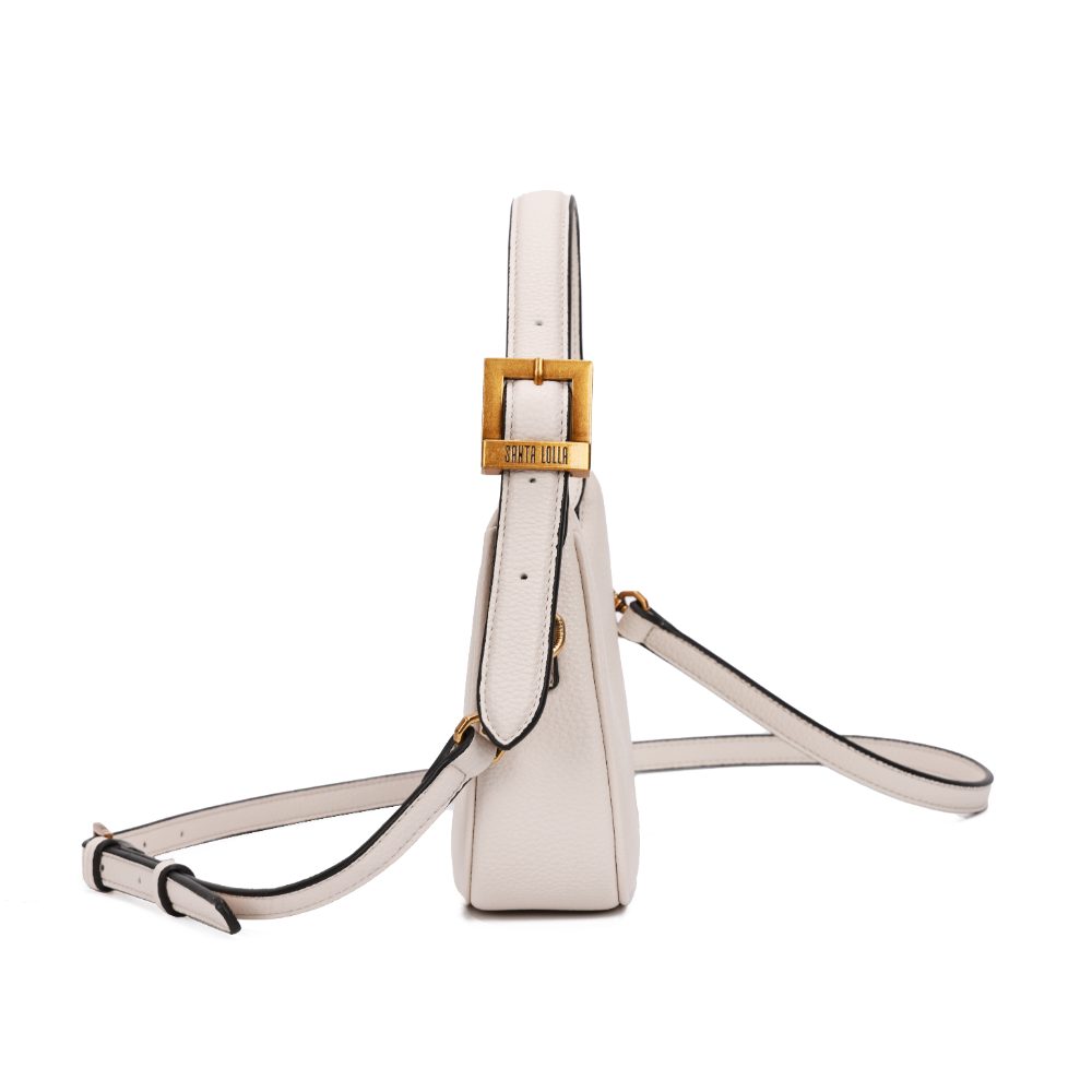 Bolsa Transversal Santa Lolla Off White Meia-Lua