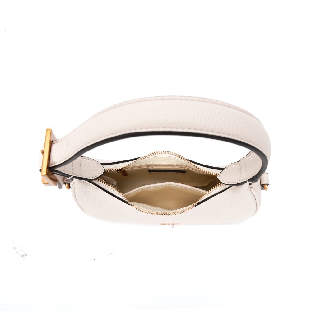 Bolsa Transversal Santa Lolla Off White Meia-Lua