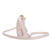Bolsa Transversal Santa Lolla Off White Textura Granulada