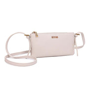 Bolsa Transversal Santa Lolla Off White Textura Granulada
